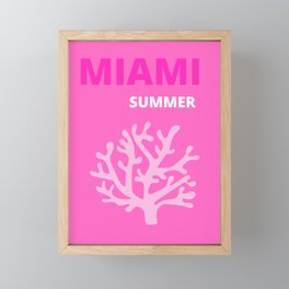 Miami Preppy art print  Framed Mini Art Print