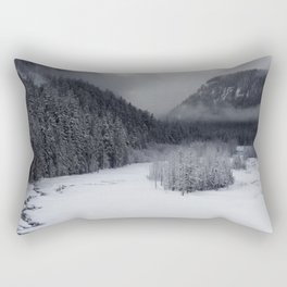 Snowy Morning Rectangular Pillow