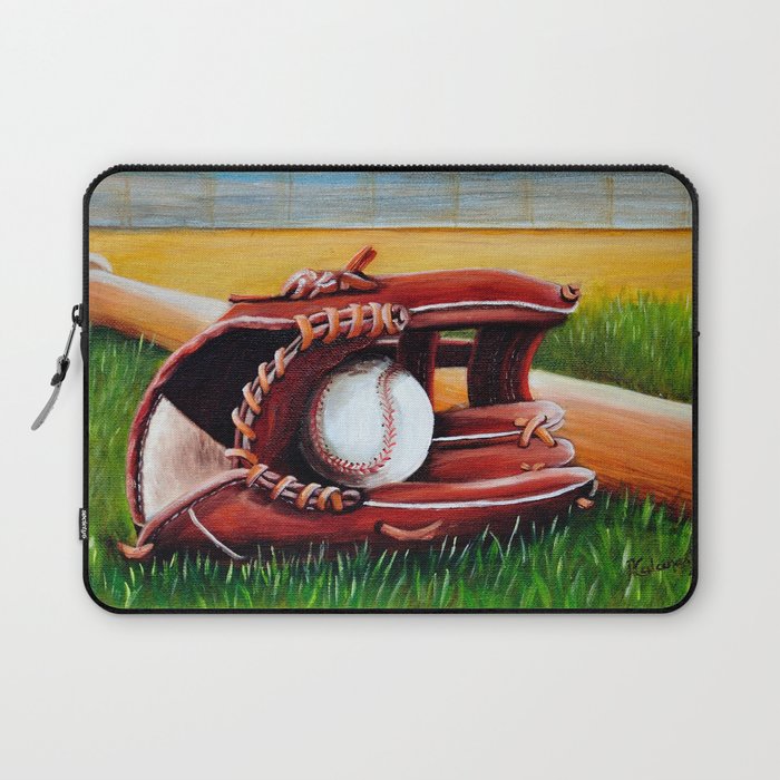 Baseball Fine Art Print Giclee Boys Room Whimsical Sports Decor Theme Laptop Sleeve By Artbyafox Baseball Fine Art Print Giclee Boys Room Whimsical Sports Decor Theme Laptop Sleeve By Artbyafox