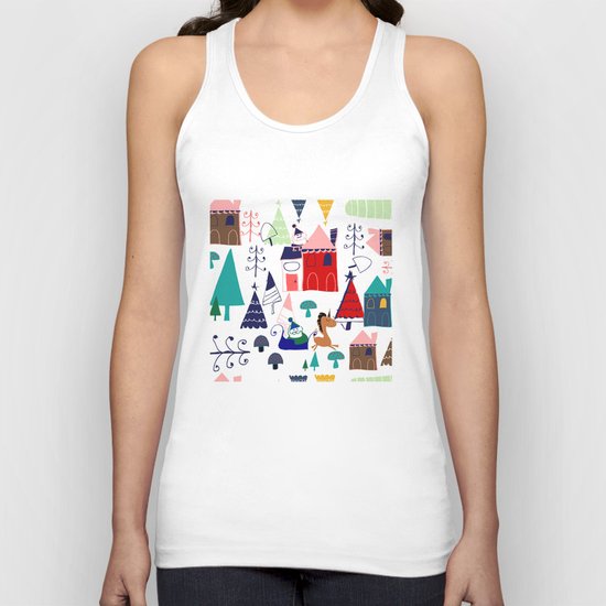 Christmas unicorn Unisex Tank Top
