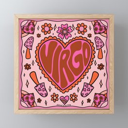 Virgo Heart Framed Mini Art Print