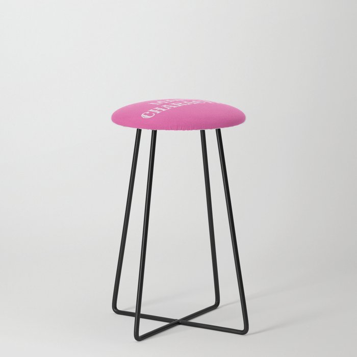 The Main Character Barbie Pink Counter Stool