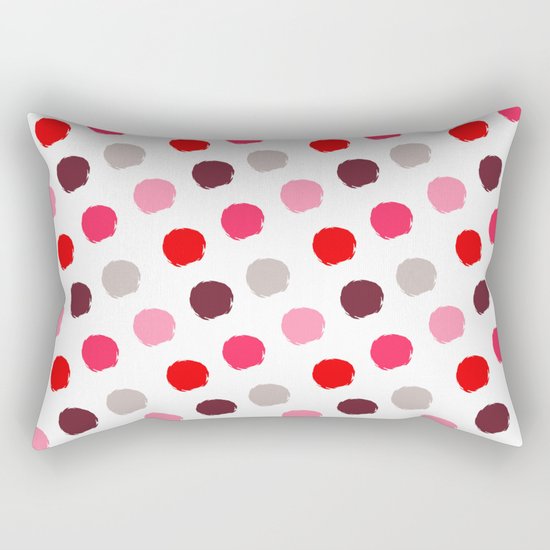 Fancy polka dot Rectangular Pillow