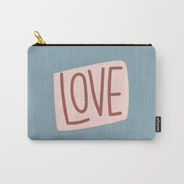 love, love, love in blue Carry-All Pouch