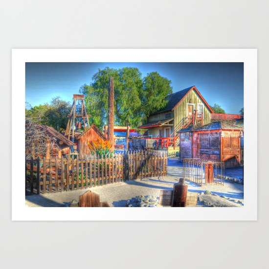 Western Yard Art Print