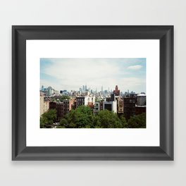 new york city on film Framed Art Print