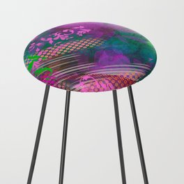 Tropical Garden  Counter Stool