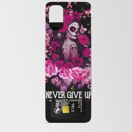 Breast Cancer Never Give Up.jpg Android Card Case