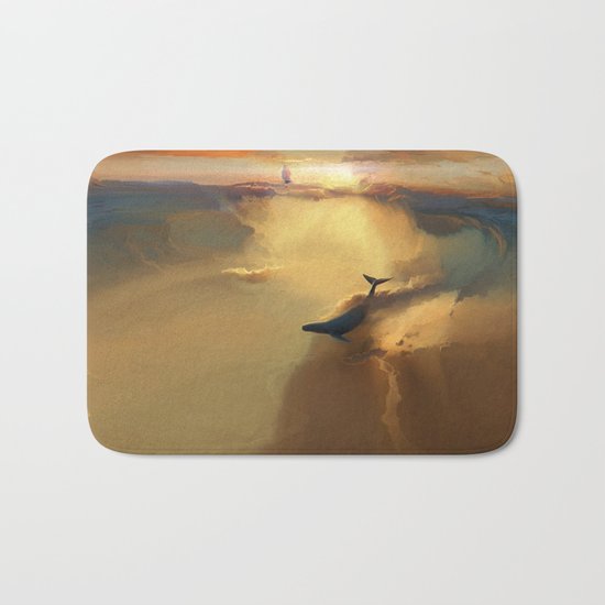 In the sea of gold Bath Mat