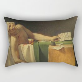 David, The death of Marat Rectangular Pillow