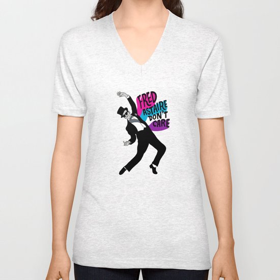 He Don't Care Unisex V-Neck