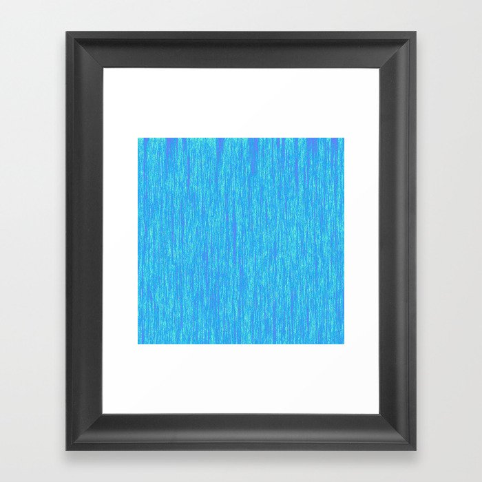 Beautiful Blue Abstract Pattern Framed Art Print