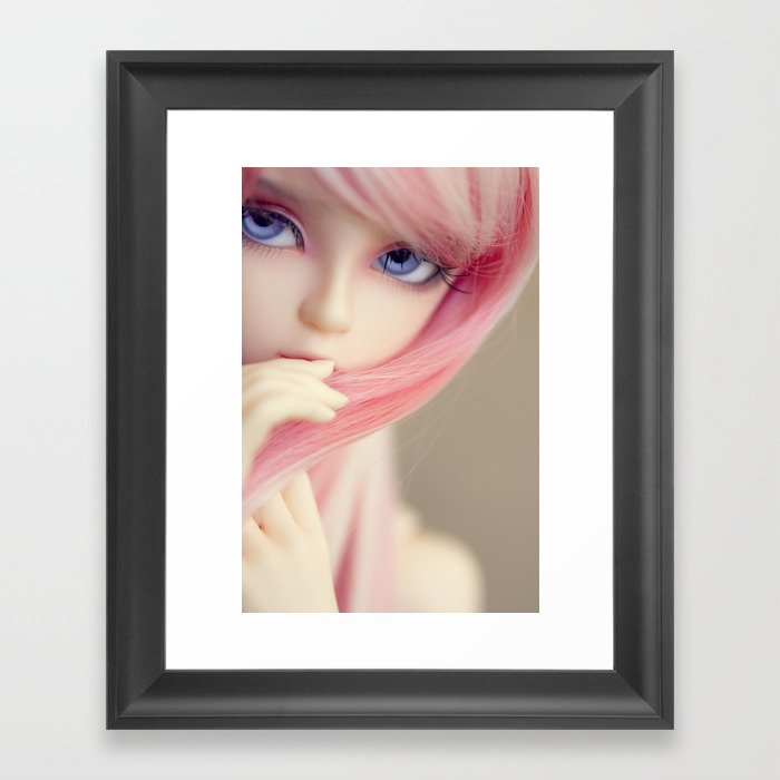 Pink Framed Art Print