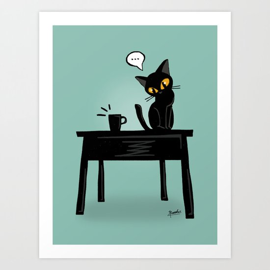 Drop it down Art Print