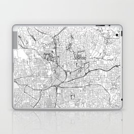 Atlanta White Map Laptop Skin