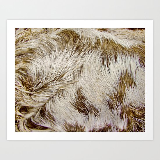 Boca Sloth coat Art Print