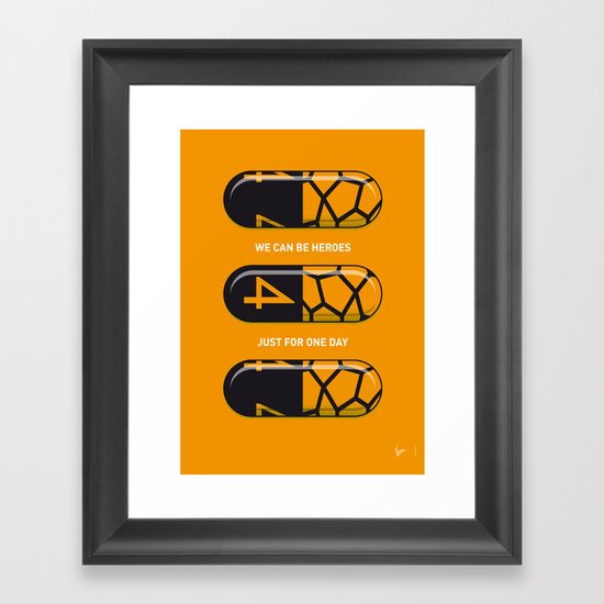 My SUPERHERO PILLS - The Thing Framed Art Print