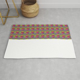 Abstract strawberry Rug