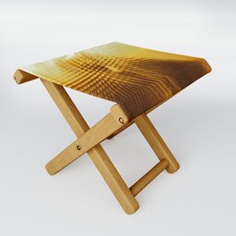 Abstract Geometric Digital Art - Bee Vision 1A Folding Stool