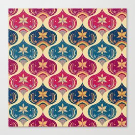 Bohemian Indian Ogee Pattern 1.0 Canvas Print