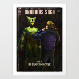 Androids Saga - Dr Gero's Monster Art Print