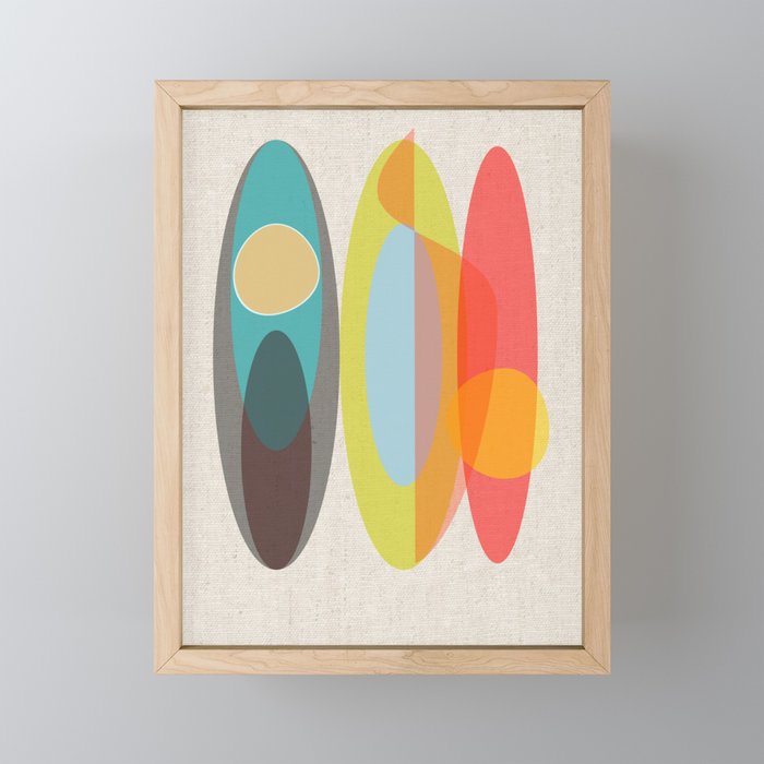 SURF  Framed Mini Art Print