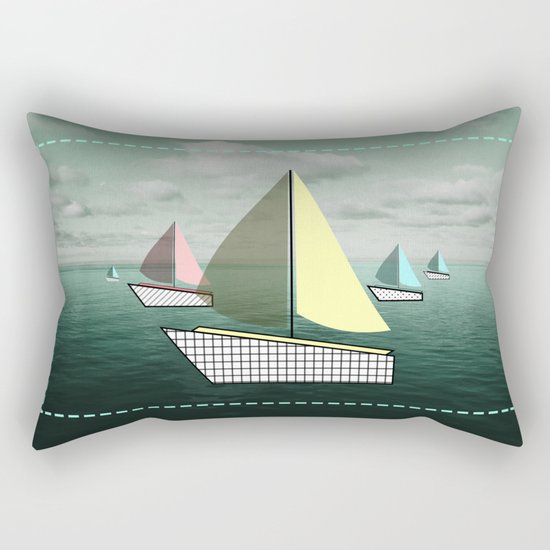 boat-full Rectangular Pillow