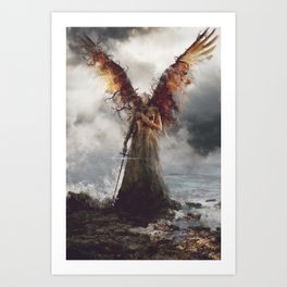 Of Valkyries and Wyrd Art Print