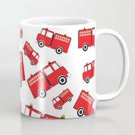 Fire Truck Toy Trucks Pattern Coffee Mug