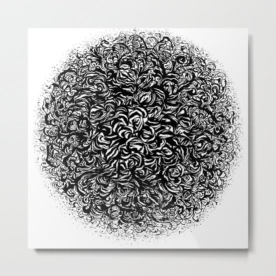 Tangled Metal Print