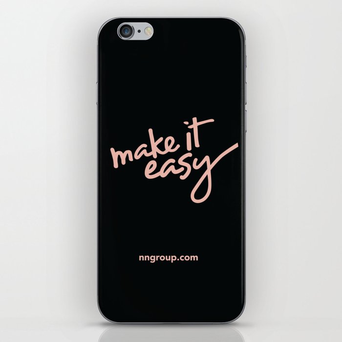 Make It Easy iPhone Skin