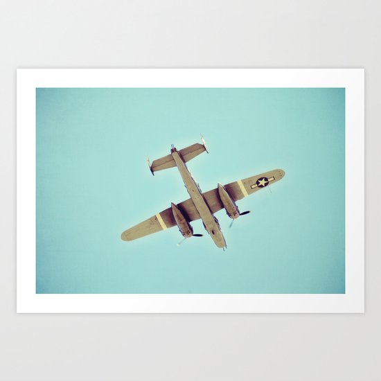 B-25 bomber Art Print