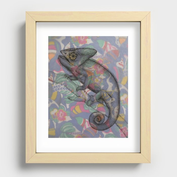  Chameleon(4) Recessed Framed Print