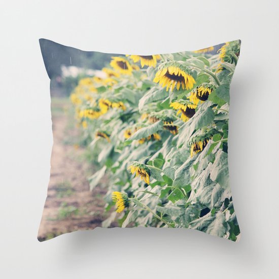 Singing in the Rain Throw Pillow