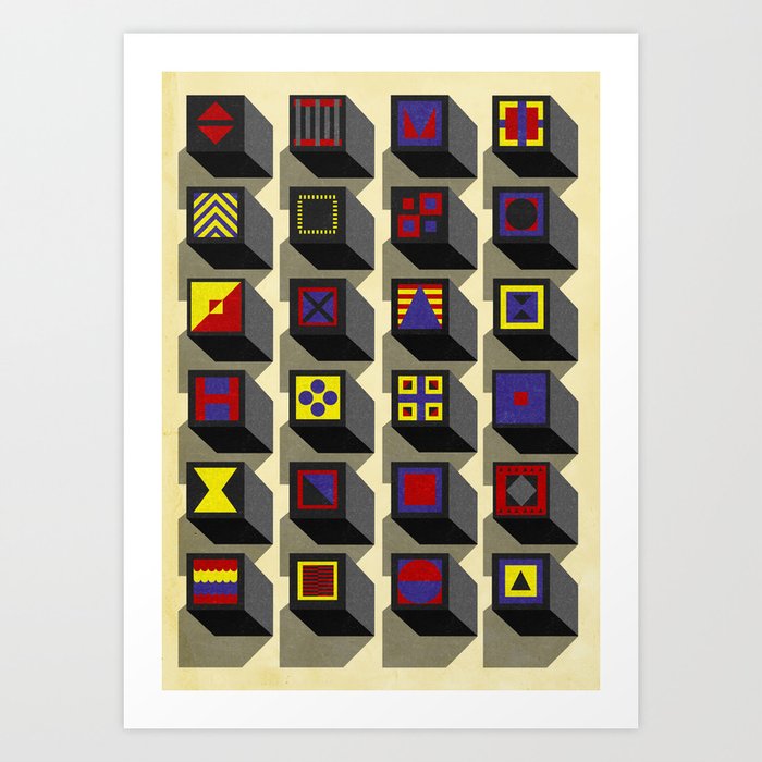 blocks Art Print