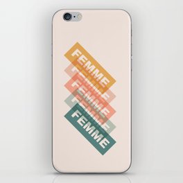 Femme the label iPhone Skin