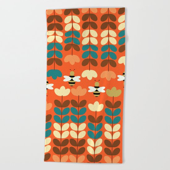 Happy workers Beach Towel