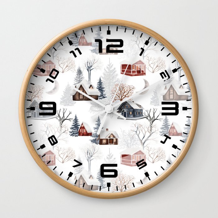 Winter Wonderland 25 Wall Clock