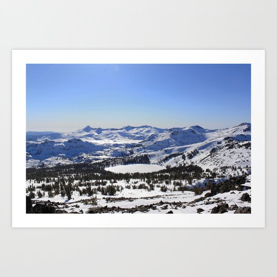 Pyramid Peak Art Print