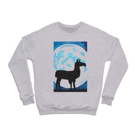 Lama by Moonlight Crewneck Sweatshirt
