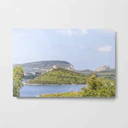 Seacoast near Alghero and Capo Caccia Metal Print | Travel, Wandering, Photo, Fertilia, Sardinia, Wildness, Cliffs, Seaofsardinia, Europe, Tourism 