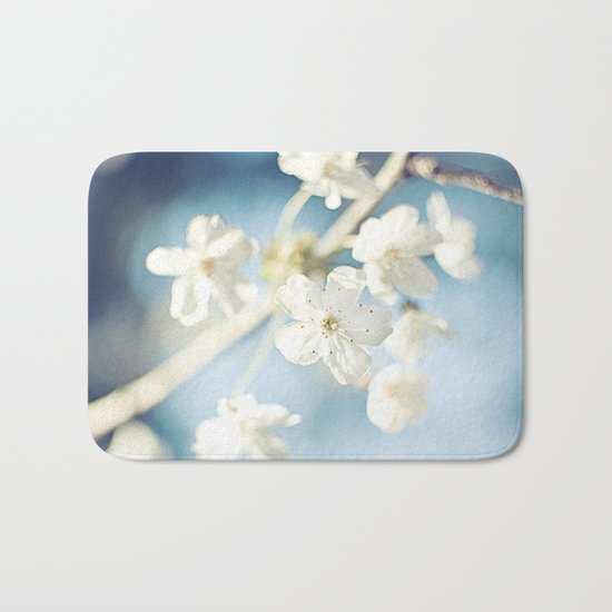 Flowers in the Sky Bath Mat