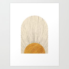 Arch sun, sunrise #4 Art Print