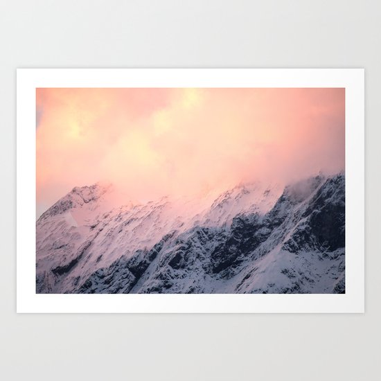 Mount Aspiring Art Print