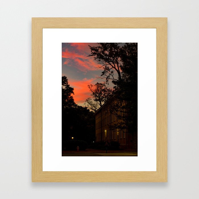 Old East at Sunset Framed Art Print
