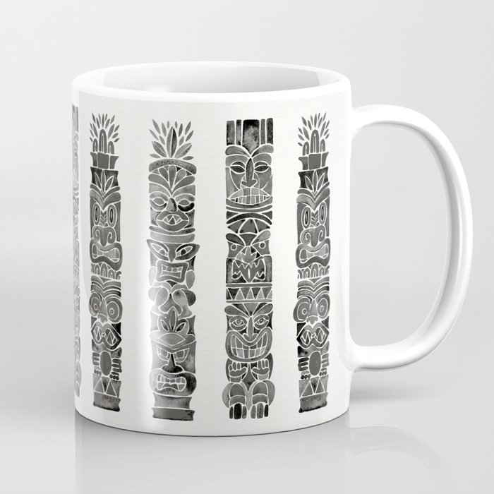 Tiki Totems – Black Coffee Mug