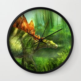 Stegosaurus Wall Clock