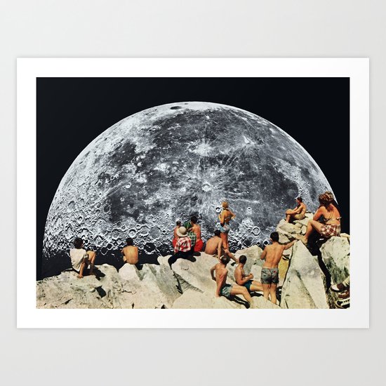 MOONRISE Art Print