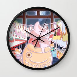 One night at the shibamatsuri Wall Clock