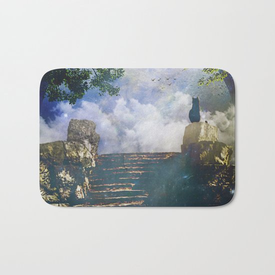 Moon Stairs Bath Mat